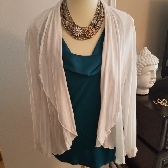 LA Made Jackets & Blazers - NWT White Shrug Wrap by L.A. Made.